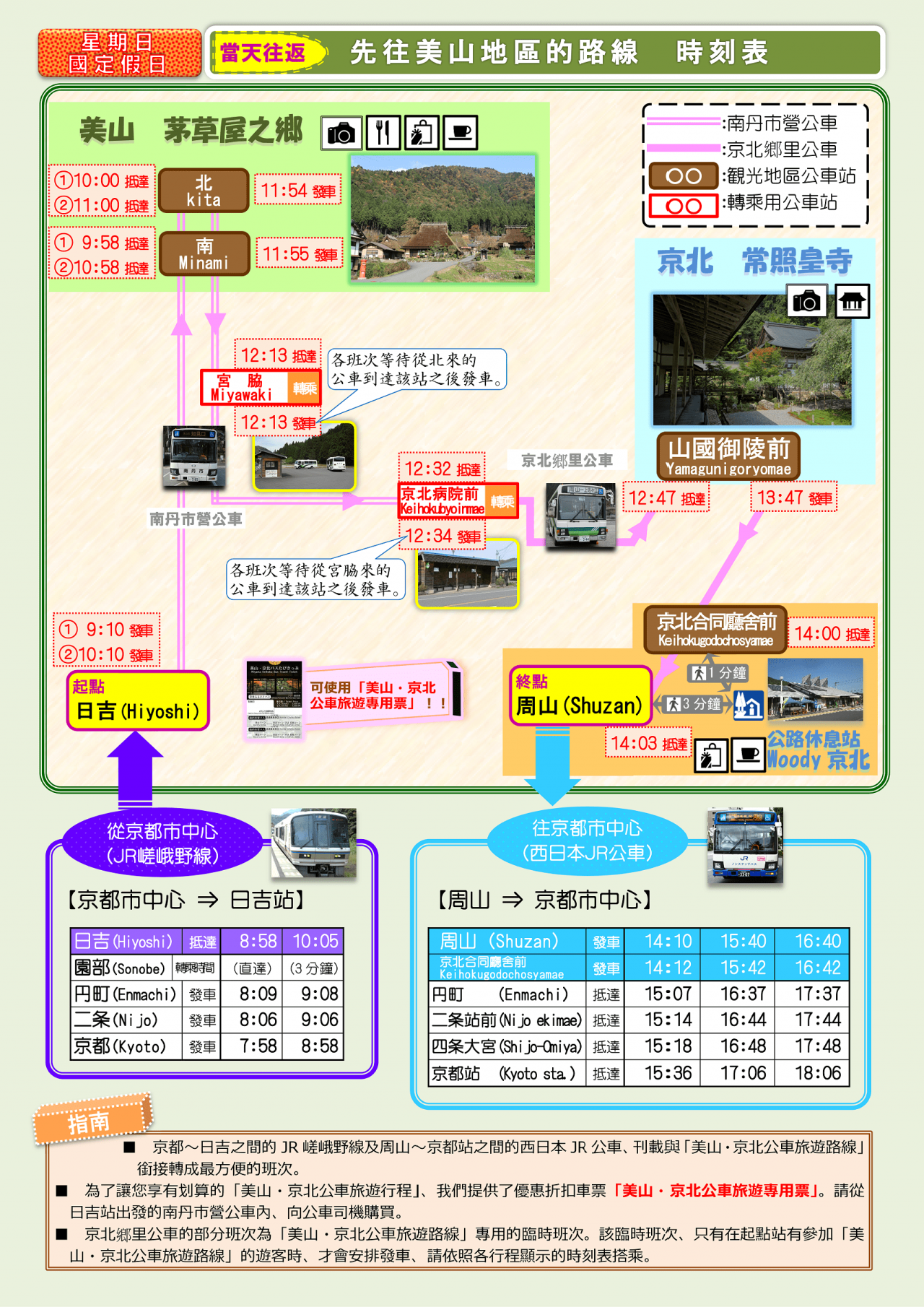 3103【C】ルート別路線一覧表(美山先回り)日祝-min