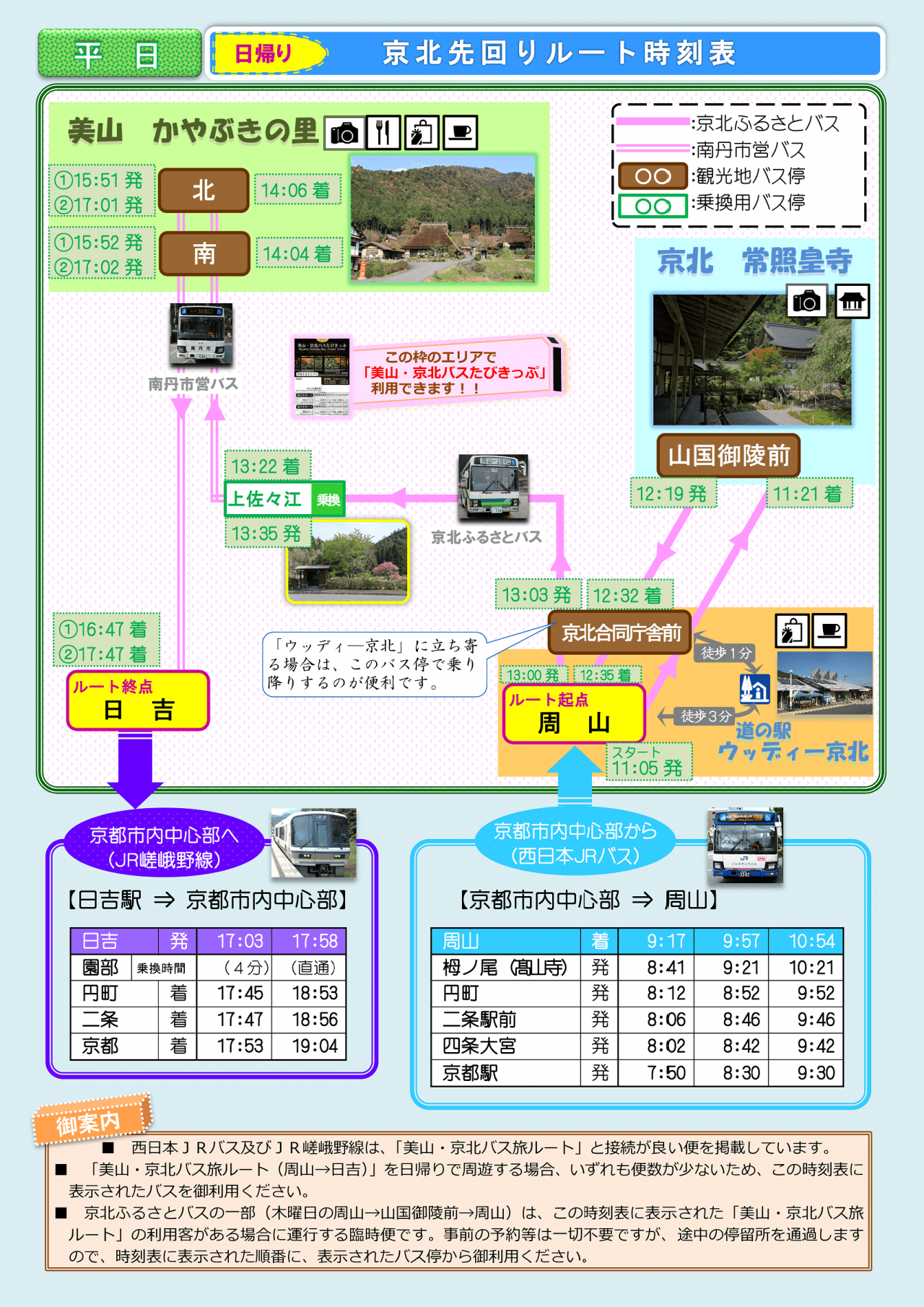 3103【J】ルート別路線一覧表(京北先回り)平日-min